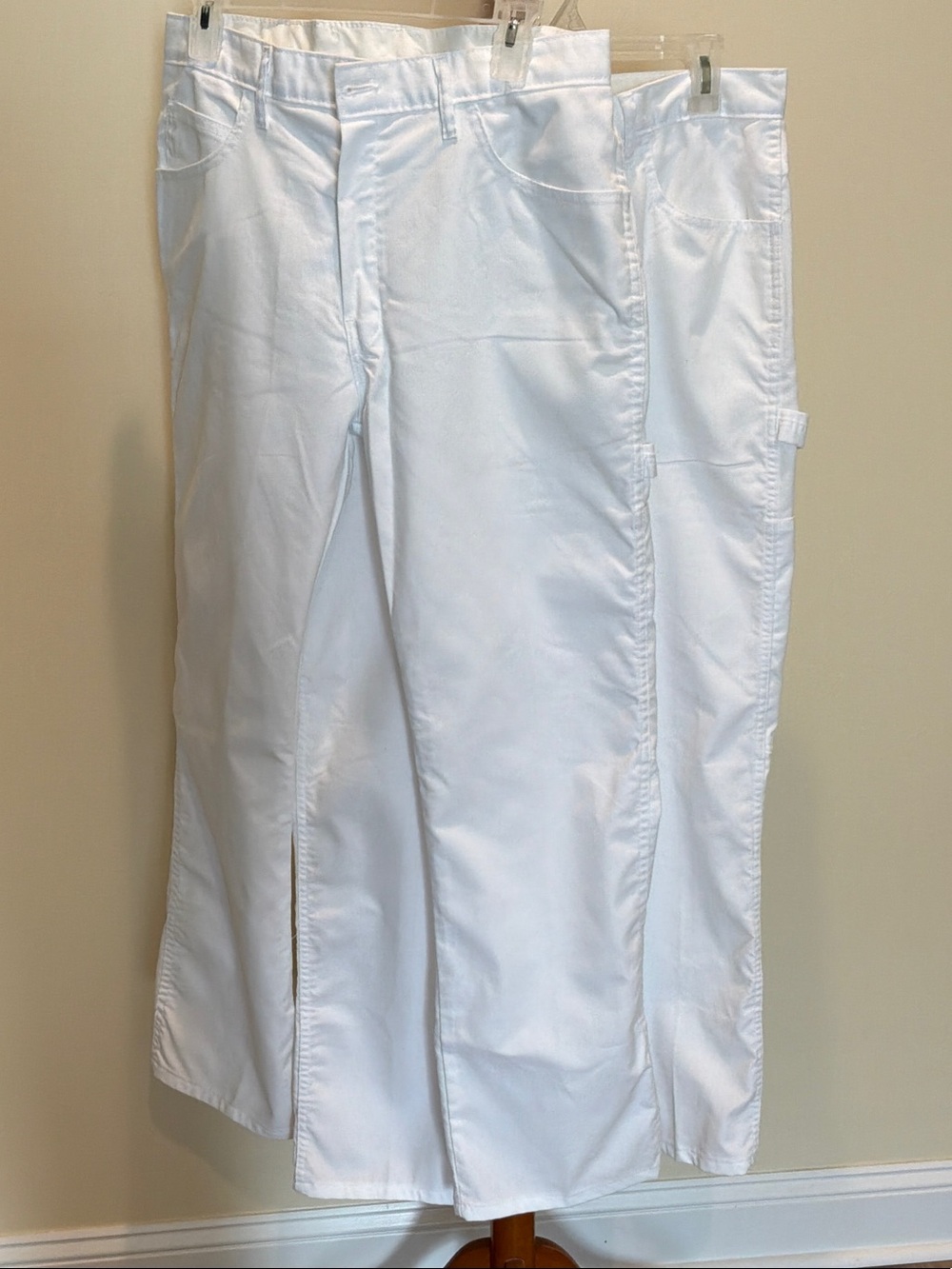 Dickies White Workwear Pocket utility carpenter painters jeans 32x32 2 pairs